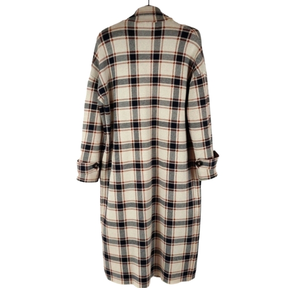 Zara Bloggers Fave Plaid-Houndstooth Double Breast Lightweight Oversized… - Picture 8 of 14